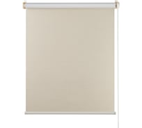 Рулонная штора ПраймДекор Blackout Рогожка миниролло, бланжевая, 57х170 см 8057090