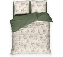 Комплект постельного белья Этель евро, Fennel 200*217 см, 220*240 см, 70*70 см 2 шт, поплин 125 г/м2, хлопок 100% 10706921