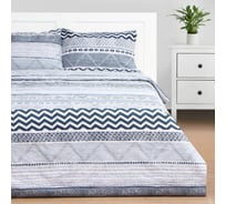 Комплект постельного белья Этель 1.5 спальный, Ethnos 150*215 см, 150*225 см, 50*70± 3 см 2 шт, новосатин 10326526