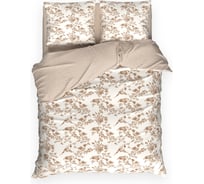 Комплект постельного белья Этель дуэт, Eden Garden 143*215 см 2 шт., 220*240 см, 70*70 см 2 шт, поплин 125 г/м2, 10706961