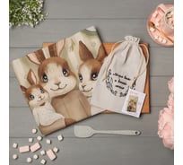 Набор подарочный Этель Мира вам и вашей семье, полотенце 40x73 см, лопатка 10417912