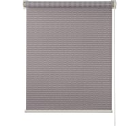 Рулонная штора ПраймДекор Кантри миниролло, лаванда, 37х170 см 22037068