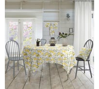 Скатерть Самойловский Текстиль 144/144 Лимонная эстетика 926787