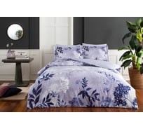 Комплект постельного белья TAC SATIN DELUX евро, PADOVA, темно-синий 4245-95783