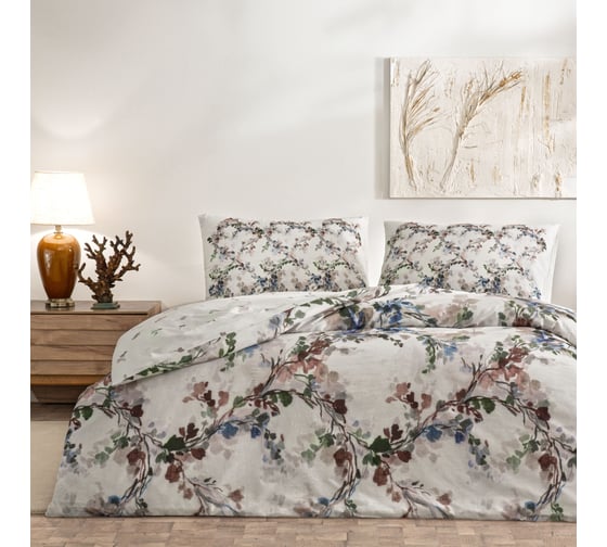 Комплект постельного белья TAC RANFORCE евро, DALILA, кремовый 3464-11974 1