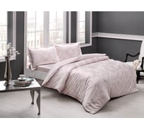 Комплект постельного белья TAC SATEN 1.5 спальный, LUCCA, пудровый 3255-74989