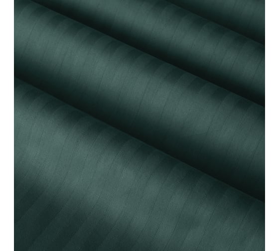 Простыня Verossa 180/215 Страйп 120 гр/м2, для комплекта постельного белья Dark green с наволочками 927061 1