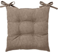 Подушка для стула Волшебная Ночь с тафтингом 40х40 см Какао 922073