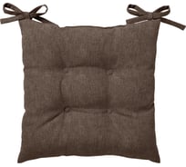 Подушка для стула Волшебная Ночь с тафтингом 40х40 см Шоколад 922074