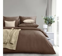 Комплект постельного белья Verossa 2,0 спальный, Страйп 120 гр/м2 Taupe с наволочками 50/70 927036