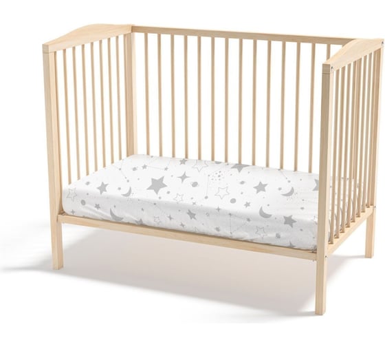 Простыня Облачко 75/75 Перкаль 120 гр/м2, для комплекта постельного белья Stars с наволочками 790268 1