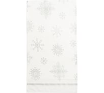 Полотенце Этель Серебряные снежинки 40x70 см, 100% хлопок, 190 г/м2 5135195