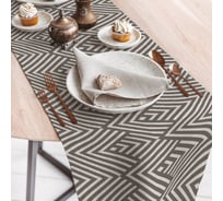 Дорожка сервировочная Волшебная Ночь 40х140 см Зигзаги 784319