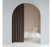 Штора Волшебная Ночь Рогожка 200х270 см Шоколад 772365