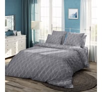 Комплект постельного белья Самойловский Текстиль 1,5 спальный, Поплин 110 гр/м2, Lau с наволочками 70/70 926840