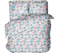 Комплект постельного белья Самойловский Текстиль Семейный, Бязь 110 гр/м2, Кораллы, с наволочками 50/70 776640