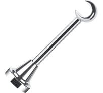 Кронштейн металлический ООО АС Март стеновой D16, хром, 13 см 4812634014980