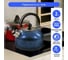 Чайник HOME ELEMENT HE-WK1602 голубой аквамарин со свистком 36122 7