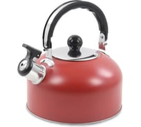 Чайник HOME ELEMENT HE-WK1602 красный матовый со свистком 38639