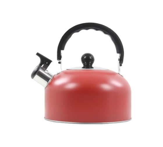 Чайник HOME ELEMENT HE-WK1602 красный матовый со свистком 38639