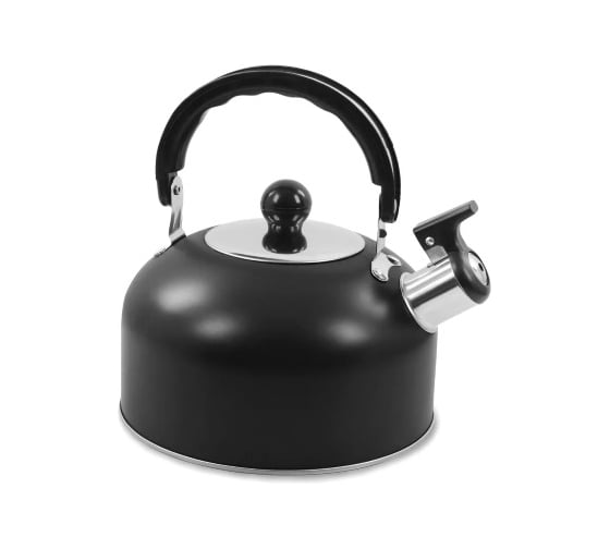 Чайник HOME ELEMENT HE-WK1602 черный матовый со свистком 38634