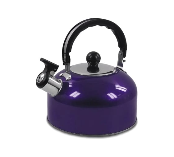 Чайник HOME ELEMENT HE-WK1602 фиолетовый чароит со свистком 36124