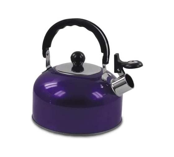 Чайник HOME ELEMENT HE-WK1602 фиолетовый чароит со свистком 36124