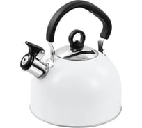 Чайник LUMME LU-269 белый матовый со свистком 43330