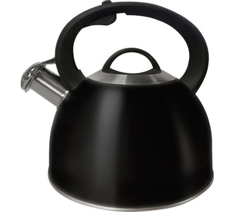 Чайник MARTA MT-3007 черный графит со свистком 43342