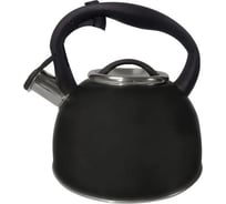 Чайник MARTA MT-3011 черный графит со свистком 43346