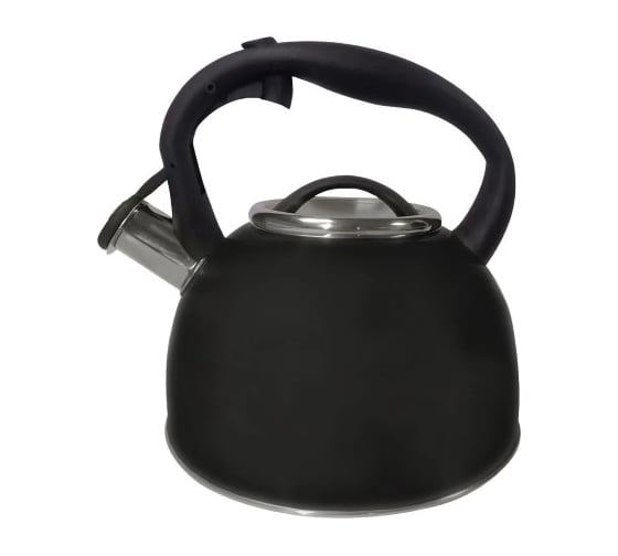 Чайник MARTA MT-3011 черный графит со свистком 43346
