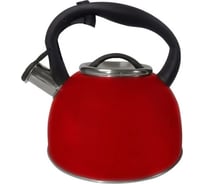 Чайник MARTA MT-3011 красный матовый со свистком 43345