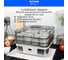 Сушилка для фруктов, овощей STINGRAY ST-FD700A 8 поддонов: 4+2 для ягод+2 для пастилы, черный жемчуг 40764 13