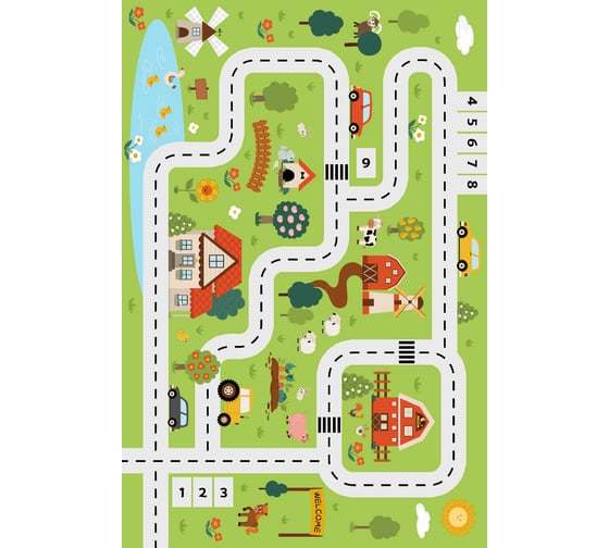 Коврик Dekorelle Velvet kids VK262 1.5x2.3 м VK262_1,5x2,3