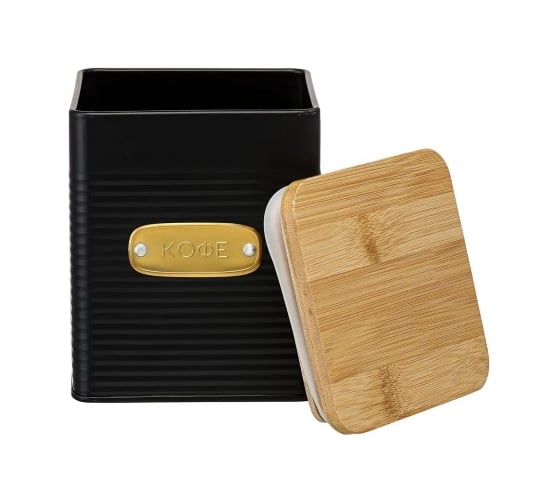 Банка для хранения кофе Smart Solutions Irmel, 1.7 л, графит SS0000198