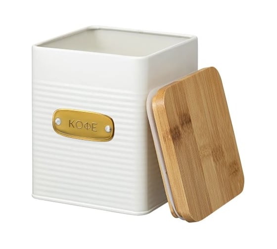 Банка для хранения кофе Smart Solutions Irmel, 1.7 л, молочная SS0000197