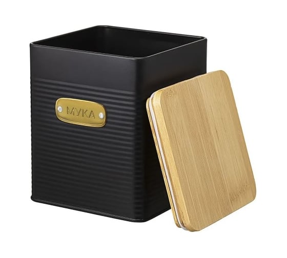 Банка для хранения муки Smart Solutions Irmel, 3.2 л, графит SS0000213