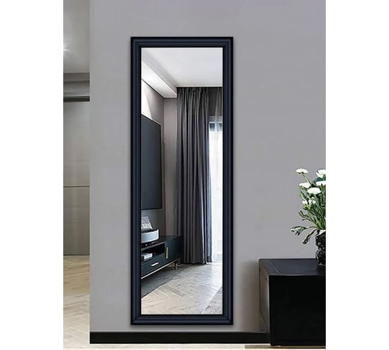 Зеркало настенное Декарт в раме 50x140 см 8Л3698