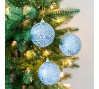 Набор шаров B&H Декоративные трещинки, белый, 3 шт. BH2491