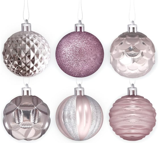 Набор шаров B&H Лавандовый микс, фиолетовый, 12 шт. BH2440-PUR 1