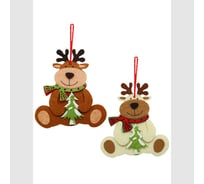 Декоративная подвеска B&H Веселые олени в ассортименте BH1659