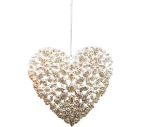 Декоративная подвеска B&H Хрустальное сердце, золото BH1627-G