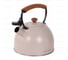 Чайник Willmark WTK-3694SS 2.8 л, со свистком, с крышкой, ручка из дуба, техн. Easy spout open, кремово-белый 2001456 3