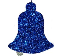 Колокольчик Crystal Trees №2 2-х цветный, синий, 250 мм К2/2-250-синий