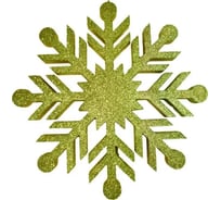 Резная снежинка Crystal Trees золотой, 300 мм СР-300-золотой