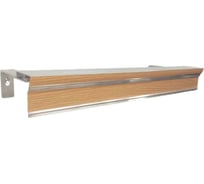 Карниз для штор АЛКОМ-М двухрядный, алюминиевый, 175 см, АМ 010 вяз японский АМ 010-10