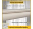Карниз для штор АЛКОМ-М двухрядный, алюминиевый, 250 см, АМ 031 Пмн белый глянец (золото) АМ 031-8 2