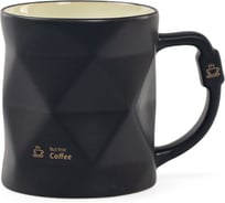 Кружка DOMENIK BLACK and WHITE черная 390 мл DMM018-1