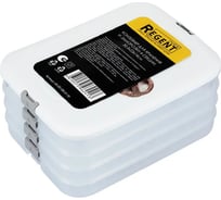 Контейнер для хранения и заморозки Regent inox 4 секции, 30.5x23x14 см 93-DE-DB-01-04