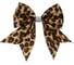 Банты тканевые B&H "Animal print - 1", коричневый, 2 шт. BH1851 2